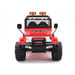 Elektromobilis vaikams Jeep Raptor raudonas